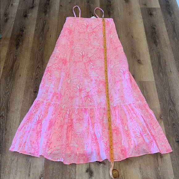 NWT originally $248 Lilly Pulitzer Rosalie Linen Maxi Dress Pennys Playground 2 - Picture 9 of 16